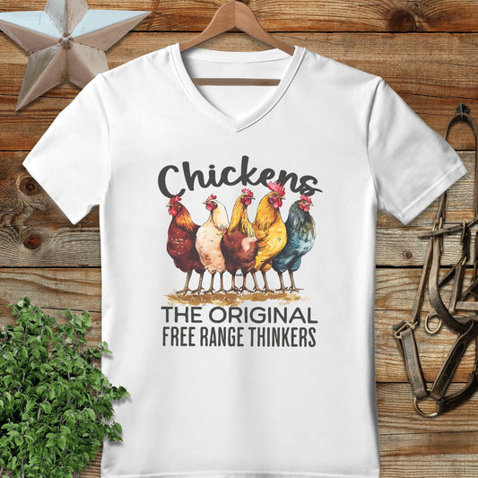 Free-Range Thinkers V-neck