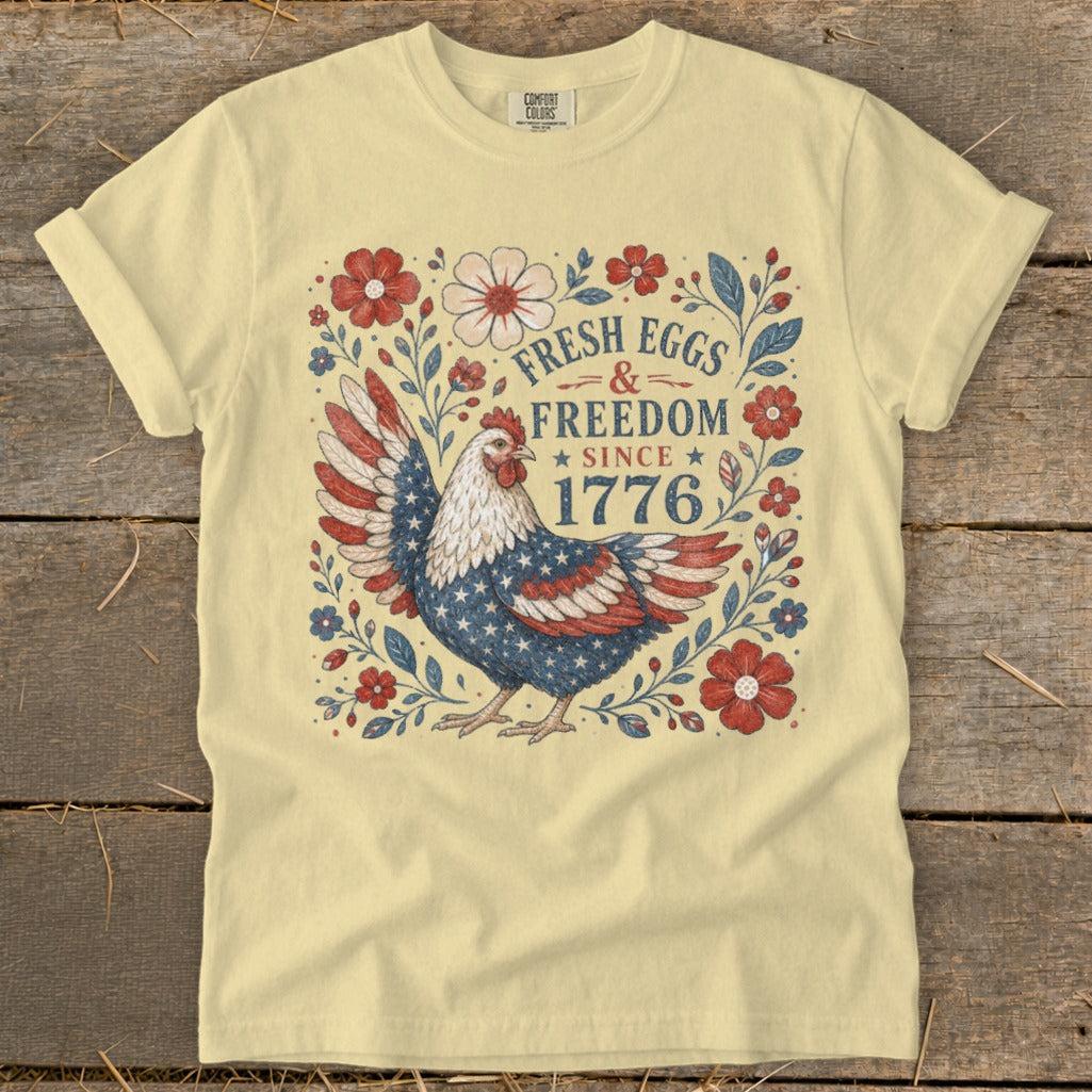Fresh Eggs & Freedom Signature Tee