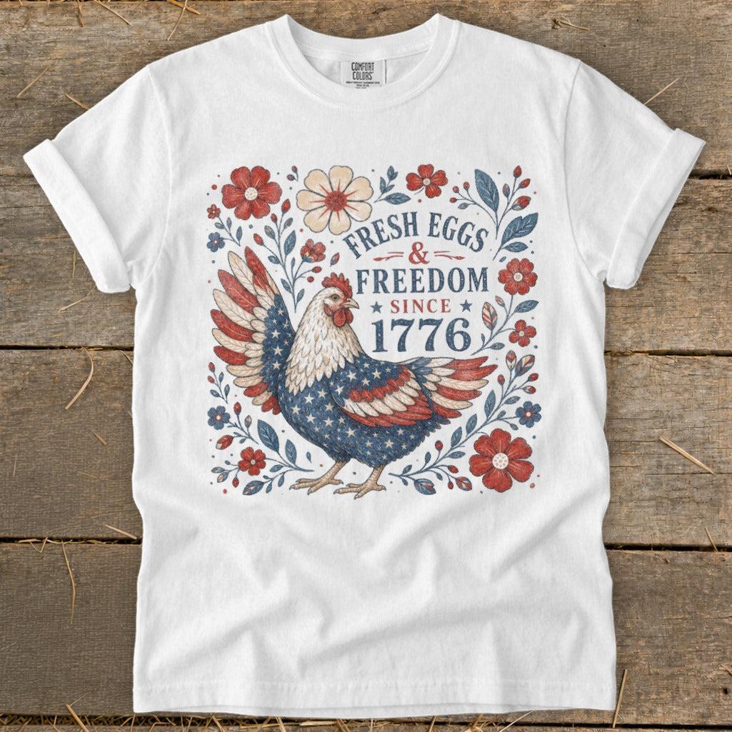 Fresh Eggs & Freedom Signature Tee