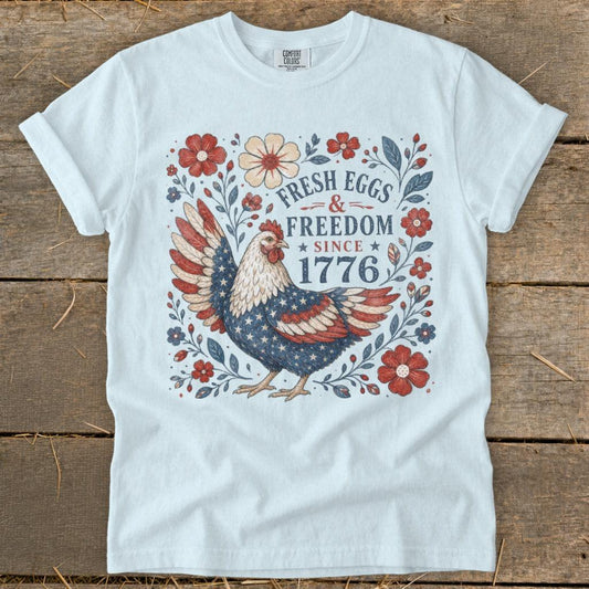 Fresh Eggs & Freedom Signature Tee