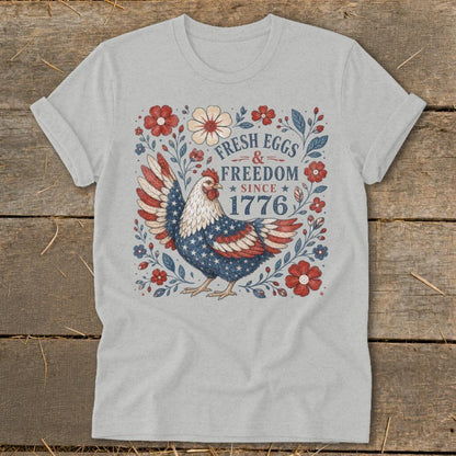 Fresh Eggs & Freedom Softstyle Tee