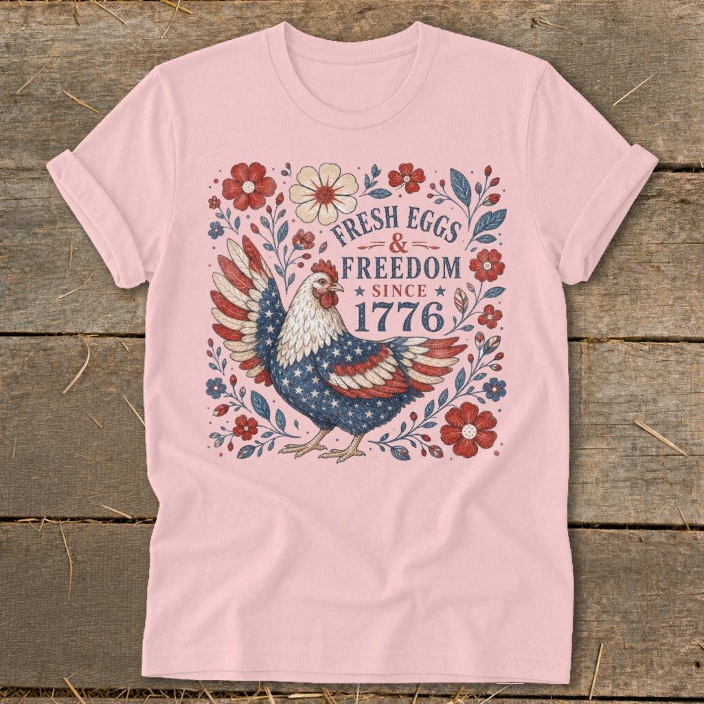 Fresh Eggs & Freedom Softstyle Tee