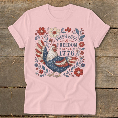 Fresh Eggs & Freedom Softstyle Tee