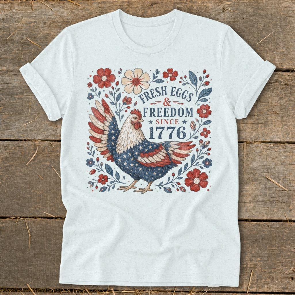 Fresh Eggs & Freedom Softstyle Tee