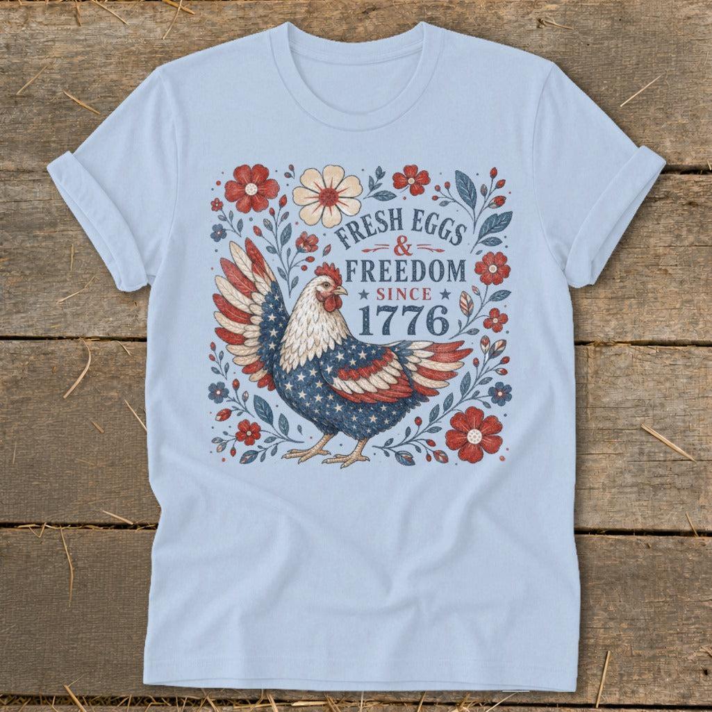 Fresh Eggs & Freedom Softstyle Tee
