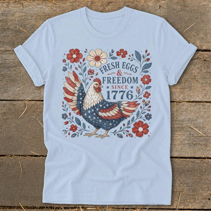 Fresh Eggs & Freedom Softstyle Tee
