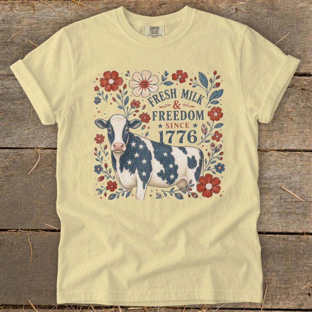Fresh Milk & Freedom Signature Tee