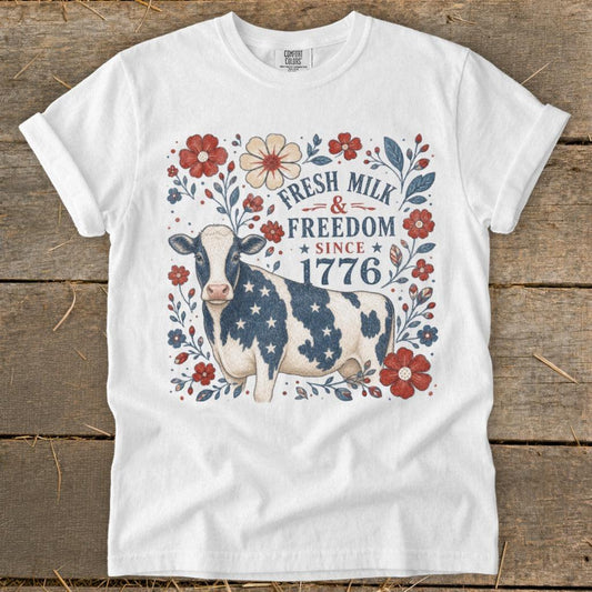 Fresh Milk & Freedom Signature Tee