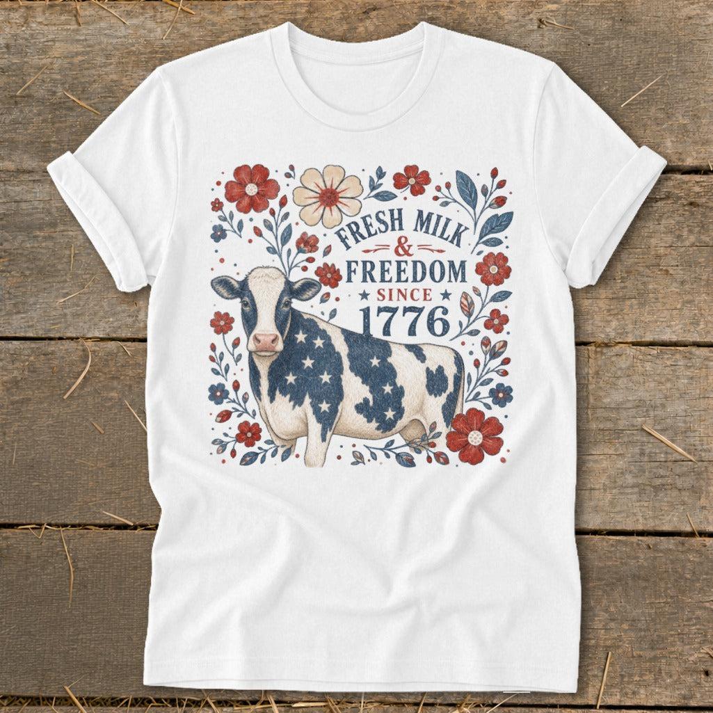 Fresh Milk & Freedom Softstyle Tee