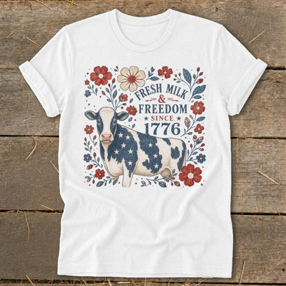 Fresh Milk & Freedom Softstyle Tee