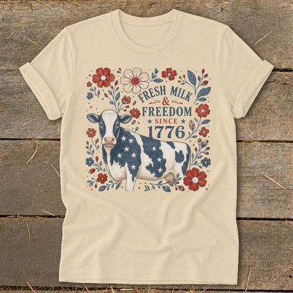 Fresh Milk & Freedom Softstyle Tee