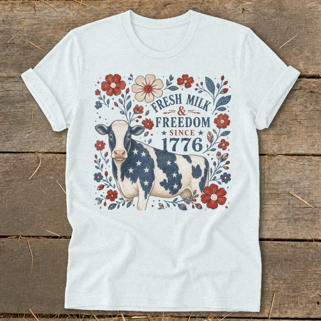 Fresh Milk & Freedom Softstyle Tee