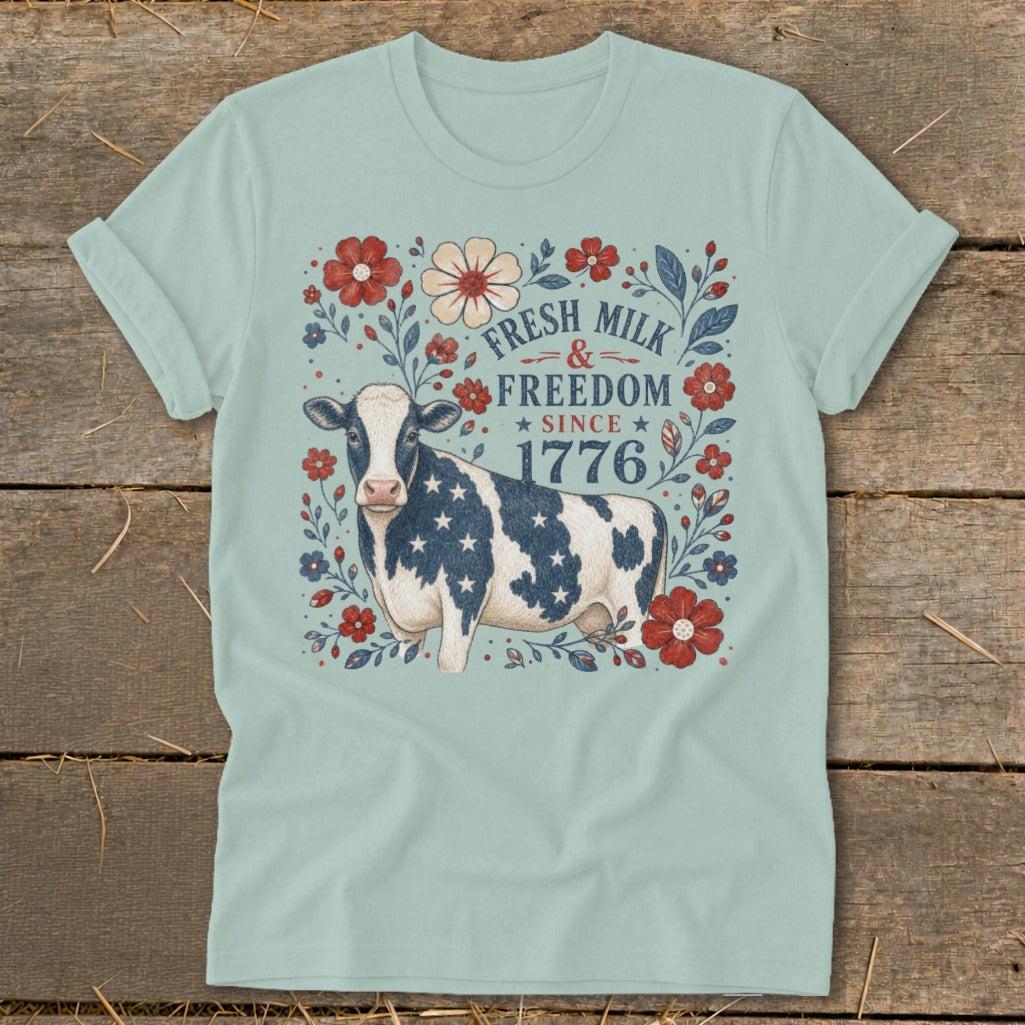 Fresh Milk & Freedom Softstyle Tee