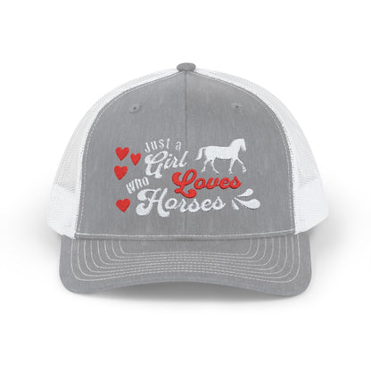 GIrl Who Loves Horses - Trucker Cap