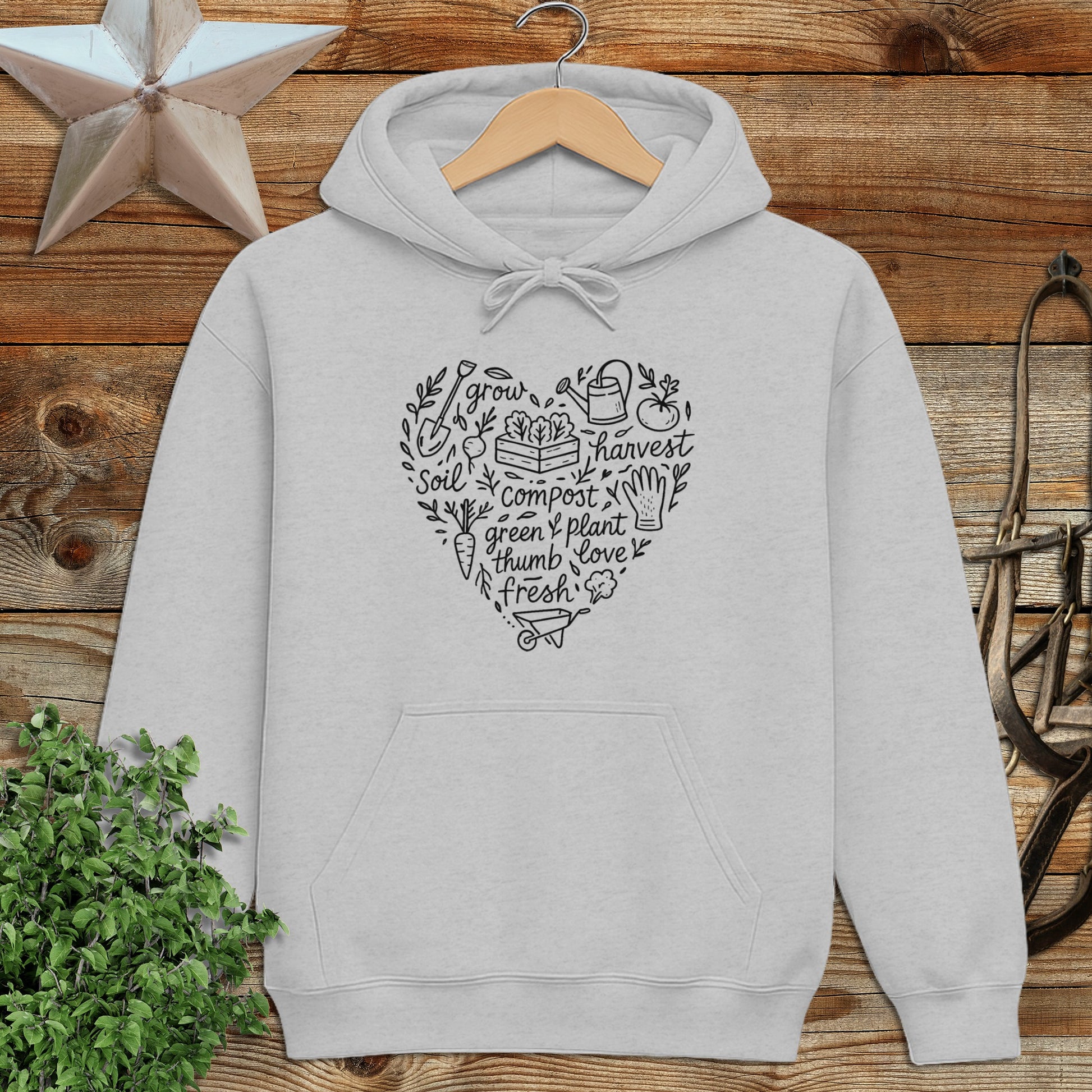 Gardening Heart Hoodie