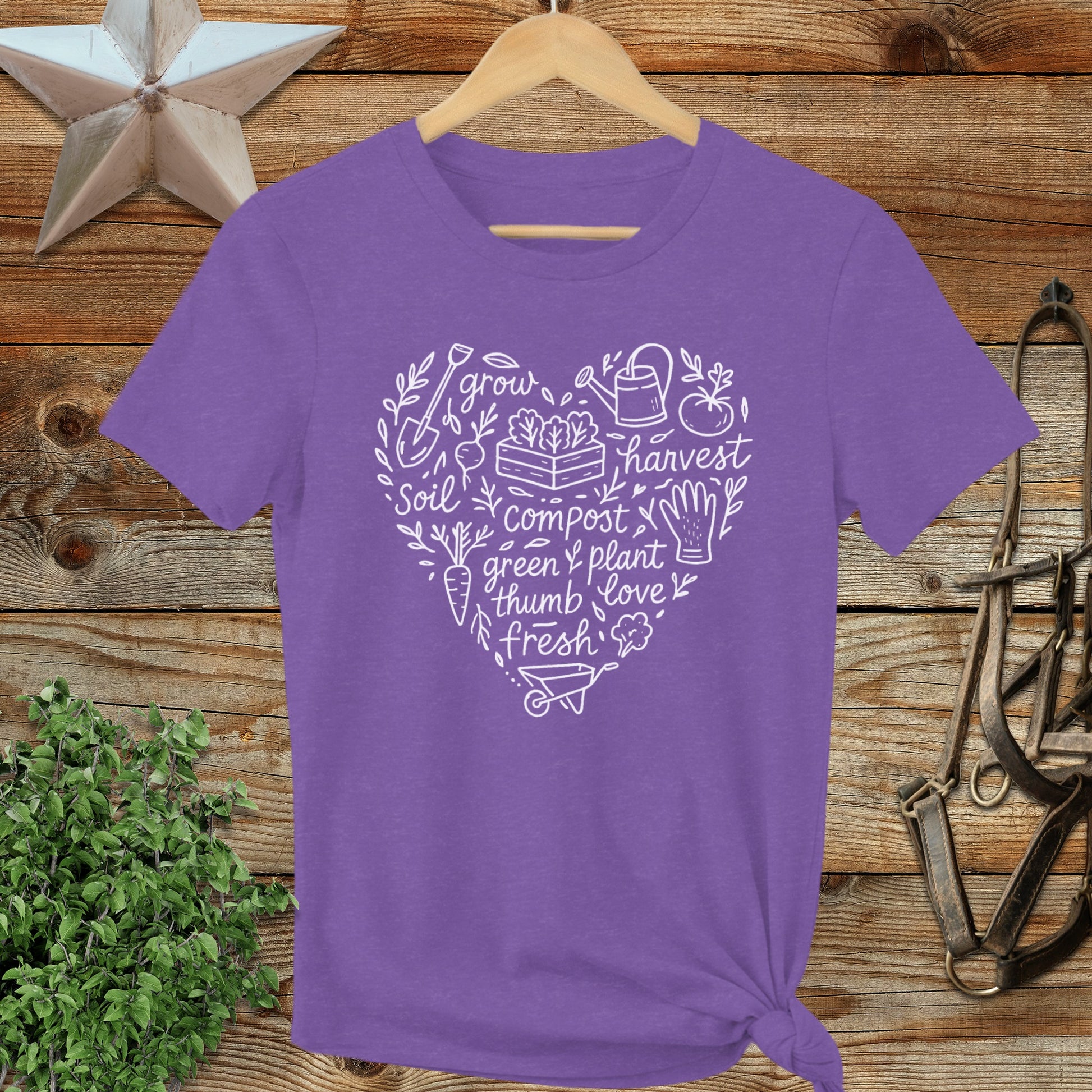 Gardening Heart Ladies Tee
