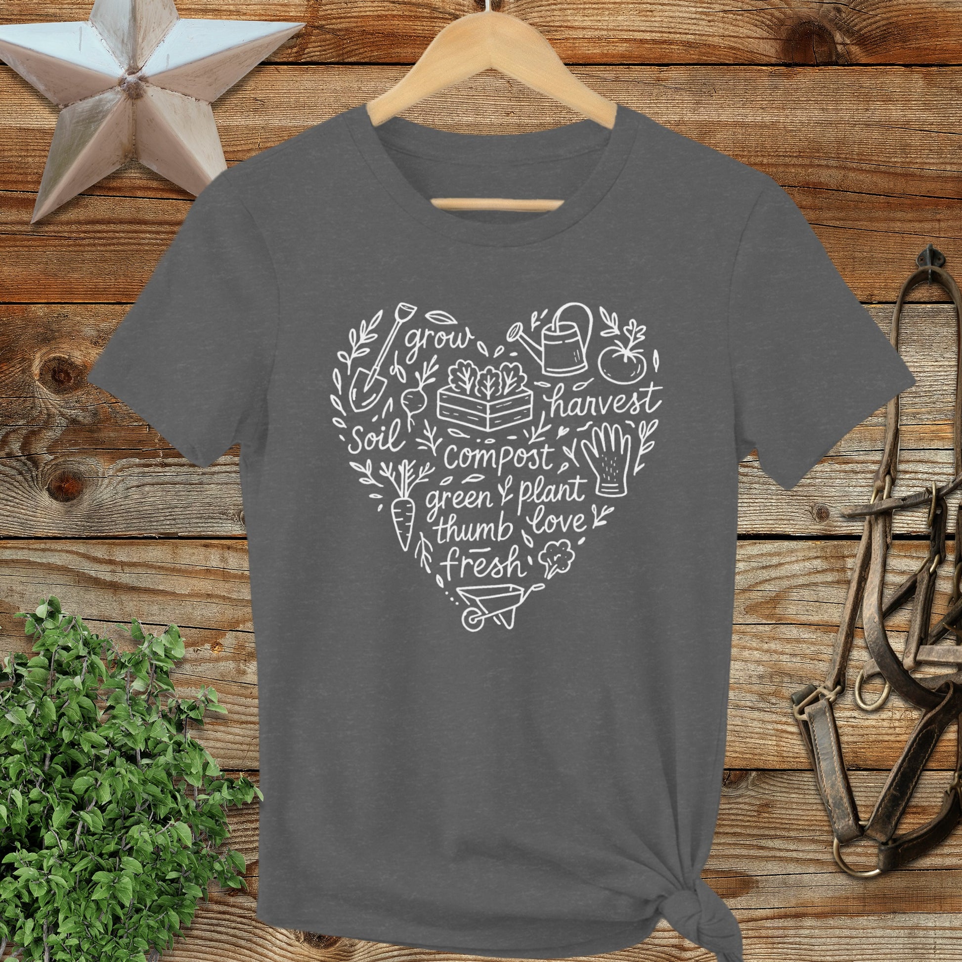 Gardening Heart Ladies Tee