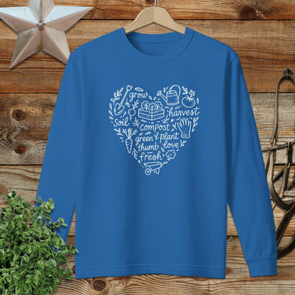 Gardening Heart Long Sleeve Tee