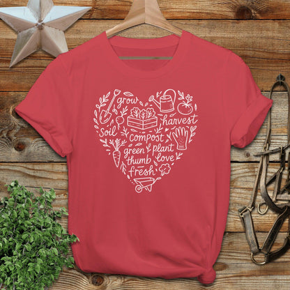 Gardening Heart Softstyle Tee