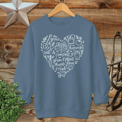 Gardening Heart Sweatshirt