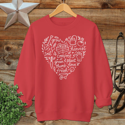 Gardening Heart Sweatshirt