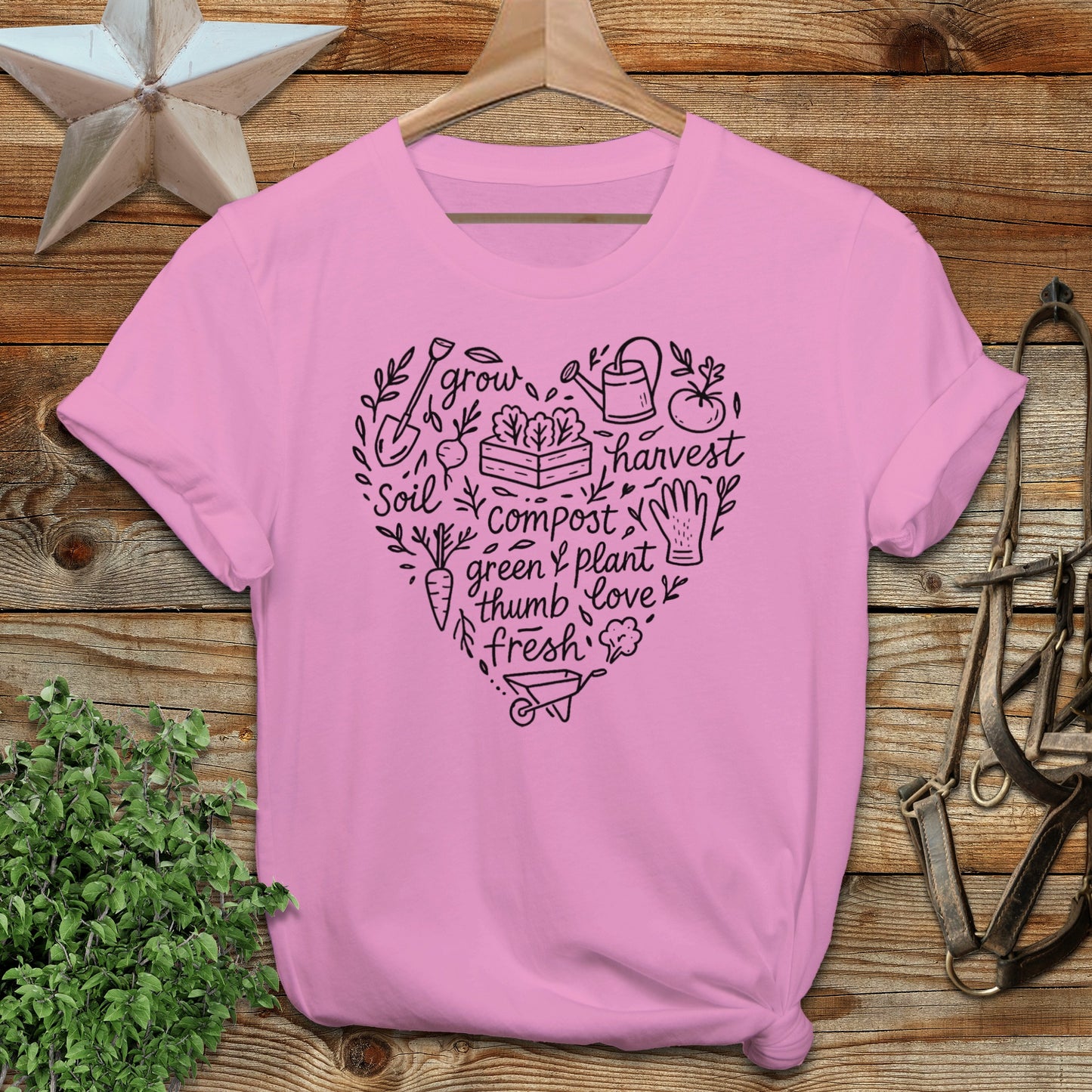 Gardening Heart T-shirt