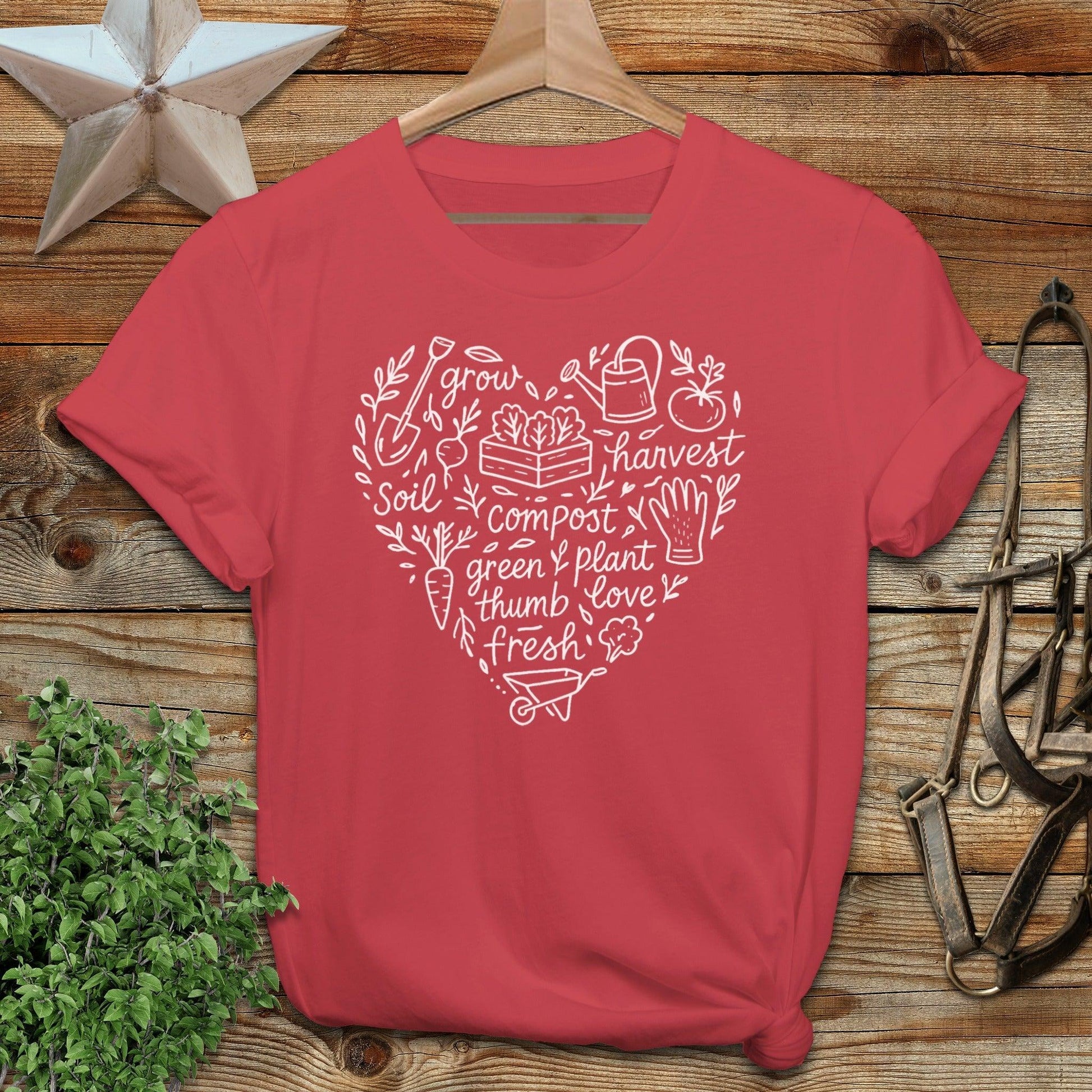 Gardening Heart T-shirt