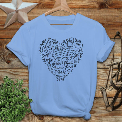 Gardening Heart T-shirt