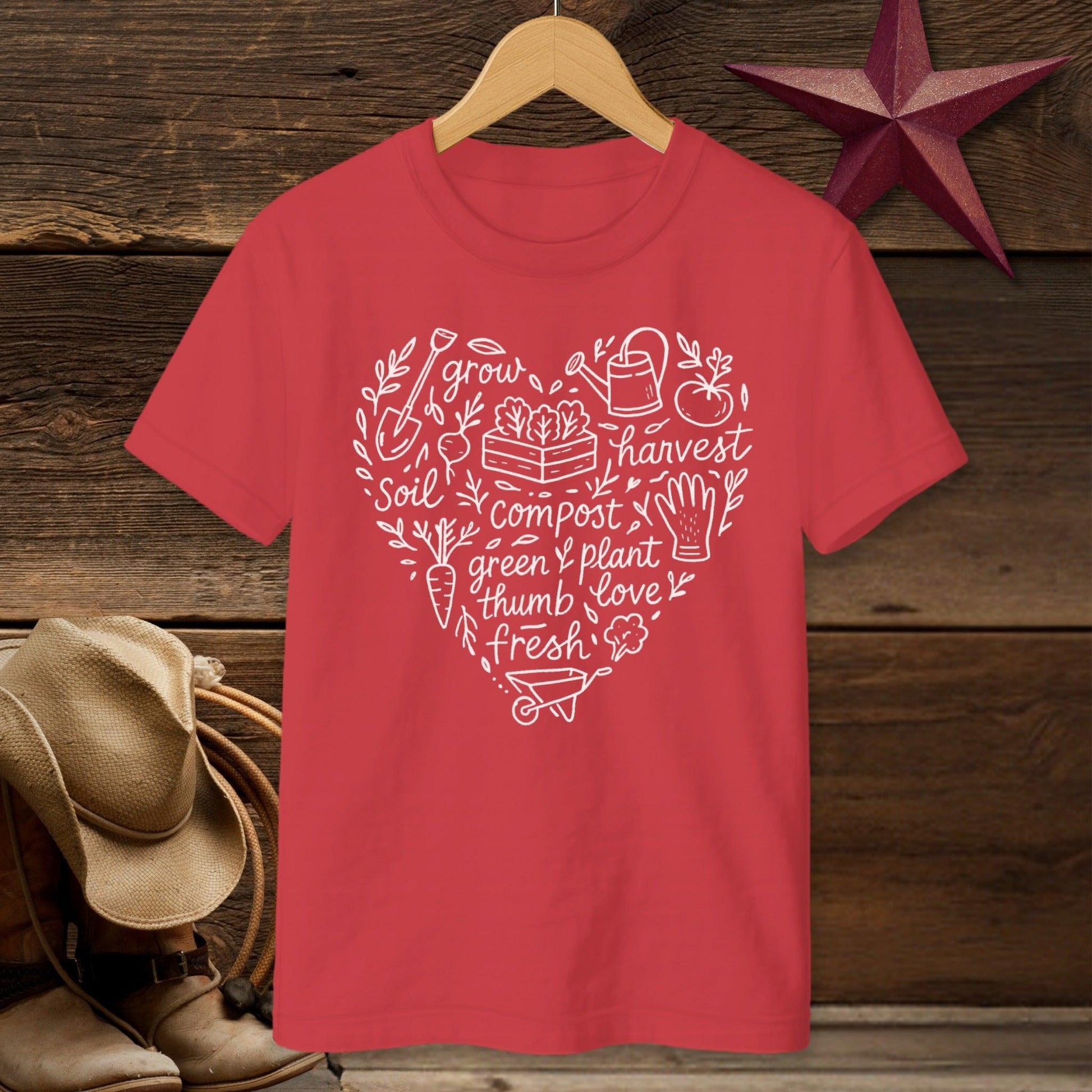 Gardening Heart T-Shirt (Youth)