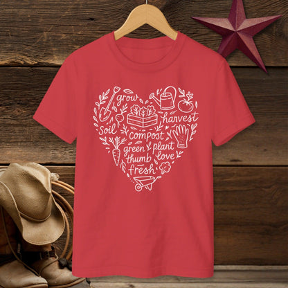 Gardening Heart T-shirt (Youth)
