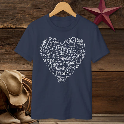Gardening Heart T-shirt (Youth)