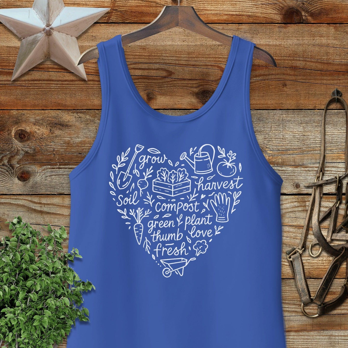 Gardening Heart Tank Top