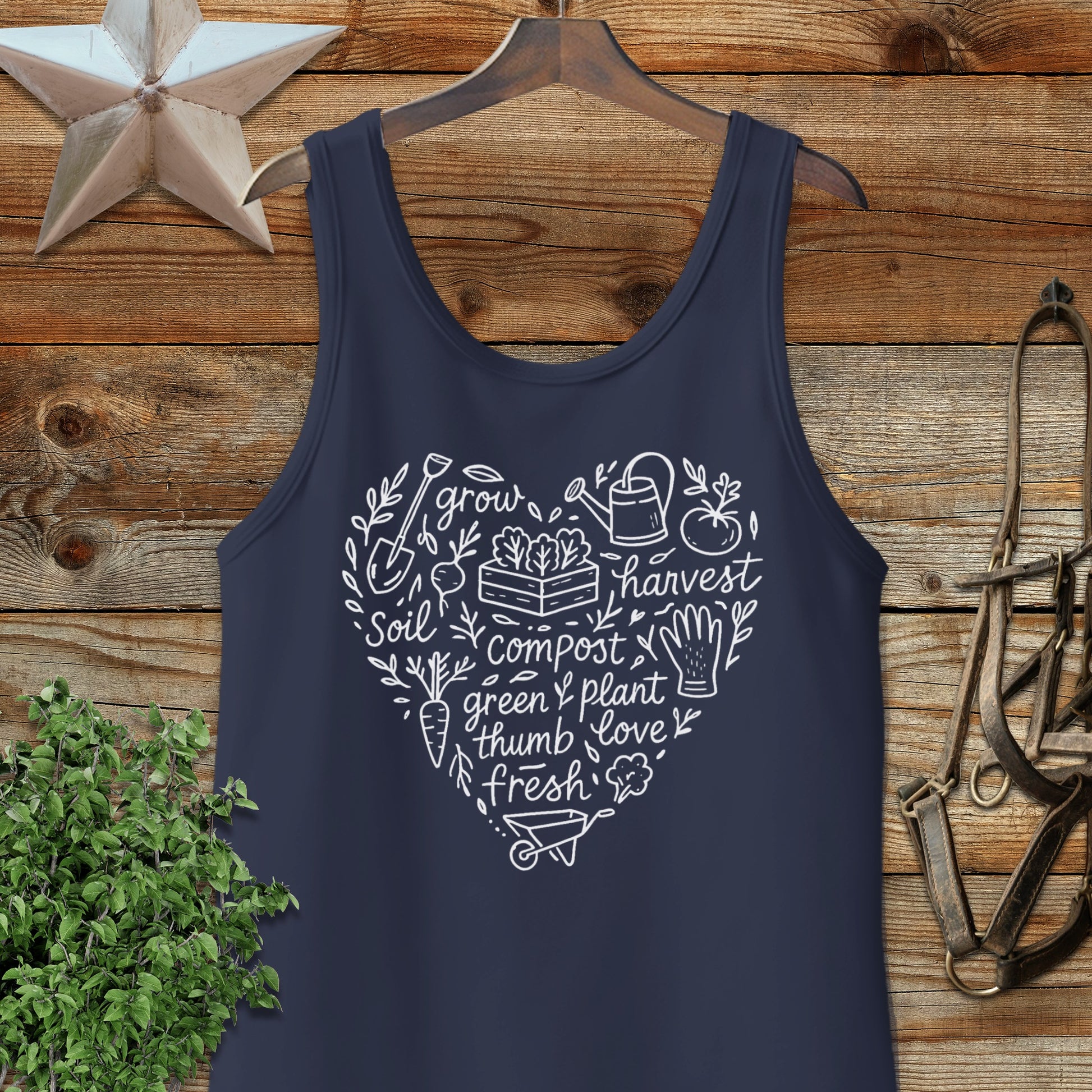 Gardening Heart Tank Top