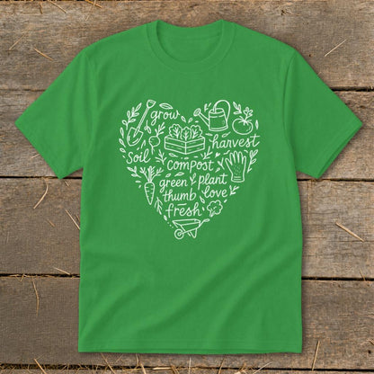 Gardening Heart Youth Tee