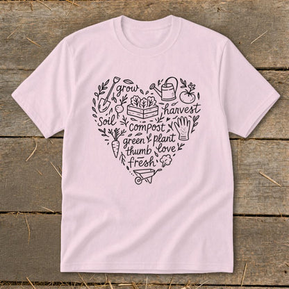Gardening Heart Youth Tee