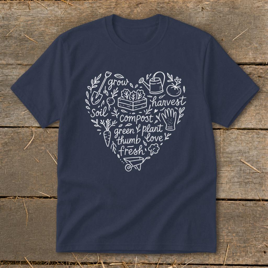 Gardening Heart Youth Tee