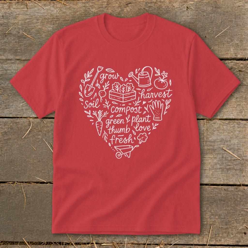 Gardening Heart Youth Tee