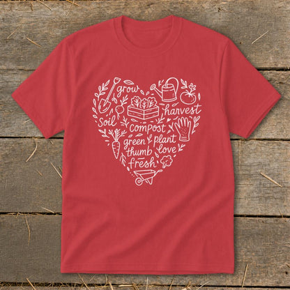 Gardening Heart Youth Tee