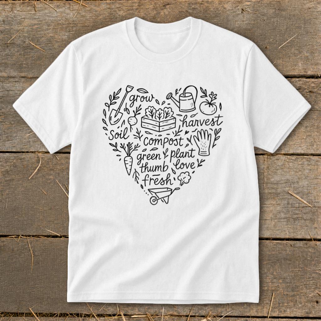 Gardening Heart Youth Tee