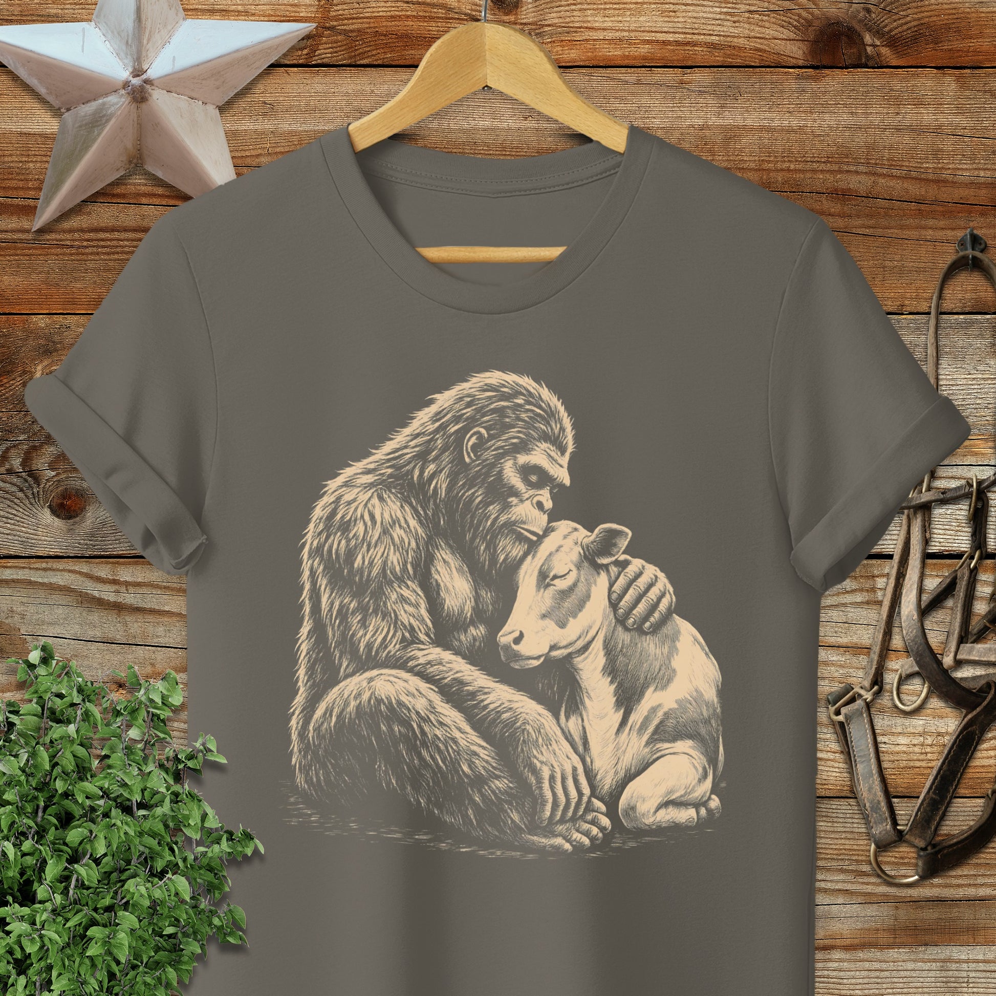 Gentle Giant and Cow T-Shirt
