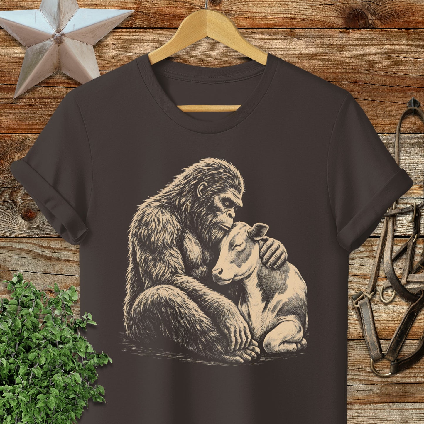 Gentle Giant and Cow T-Shirt