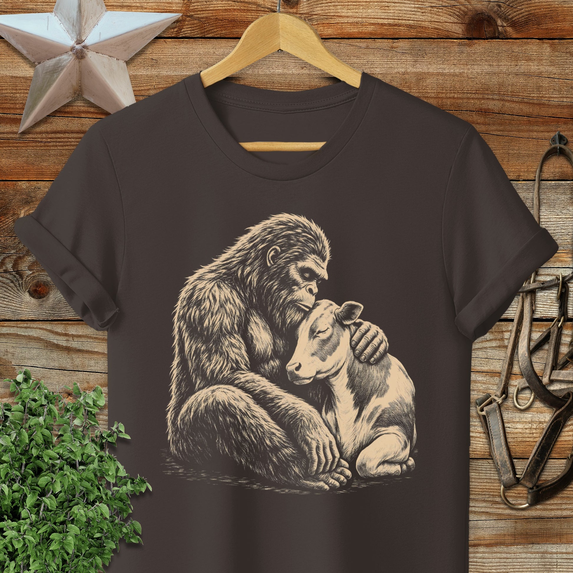Gentle Giant and Cow T-Shirt