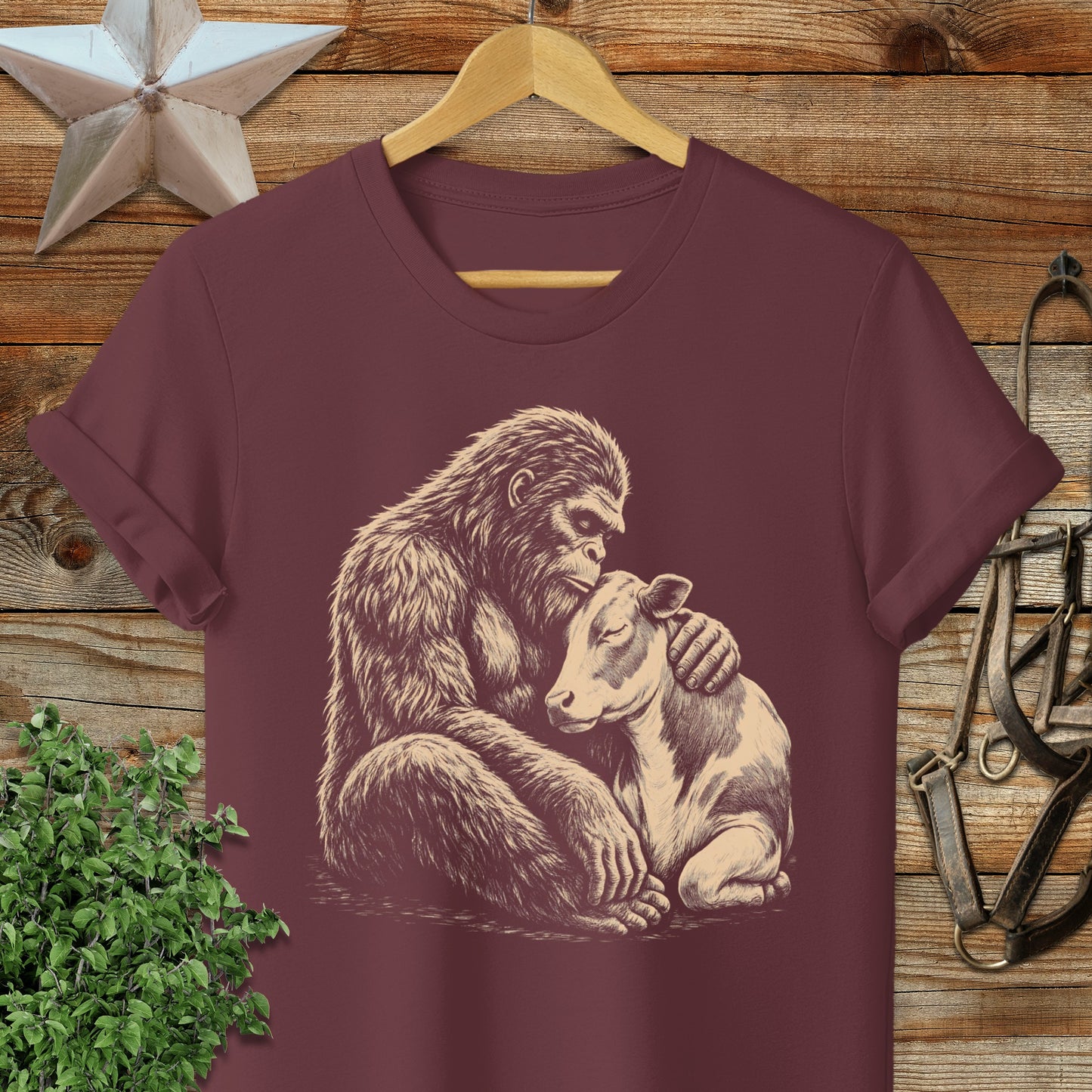Gentle Giant and Cow T-Shirt