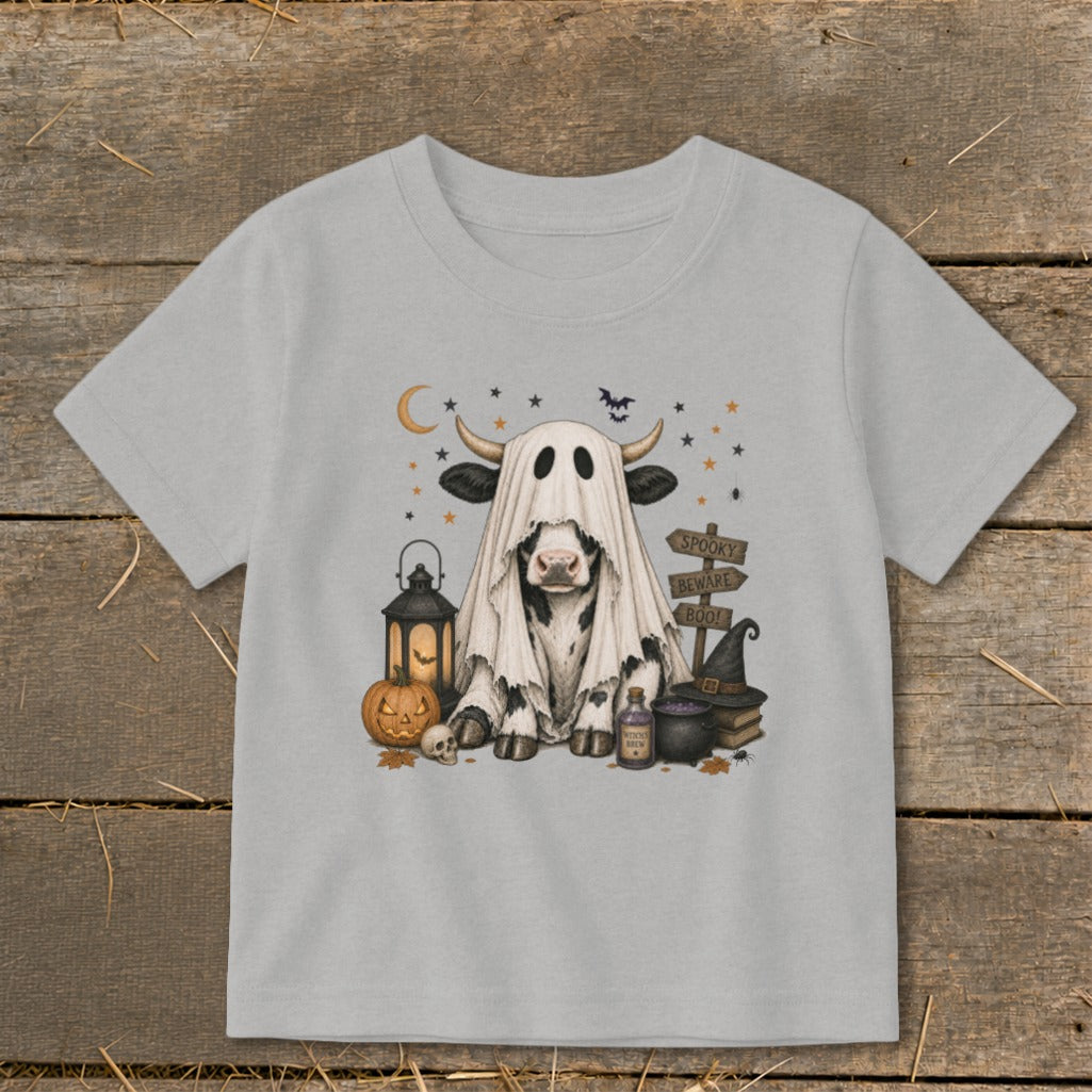 Ghost Animals - Cow Toddler Tee