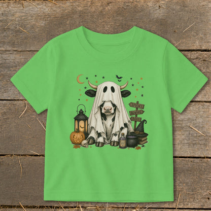 Ghost Animals - Cow Toddler Tee