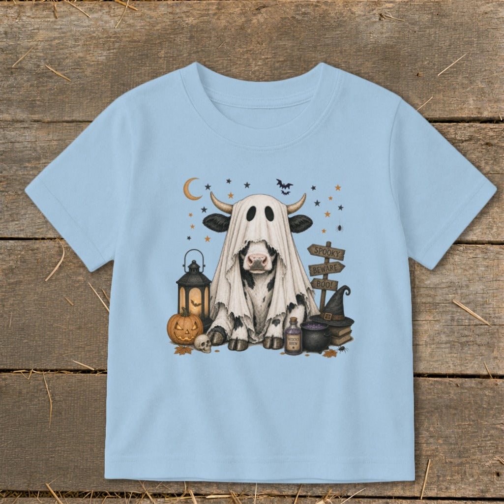 Ghost Animals - Cow Toddler Tee