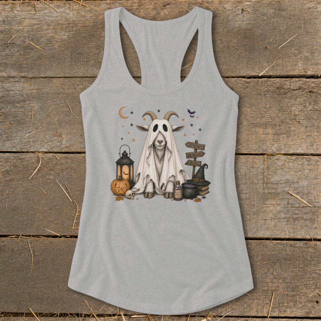 Ghost Animals - Goat Racerback Tank