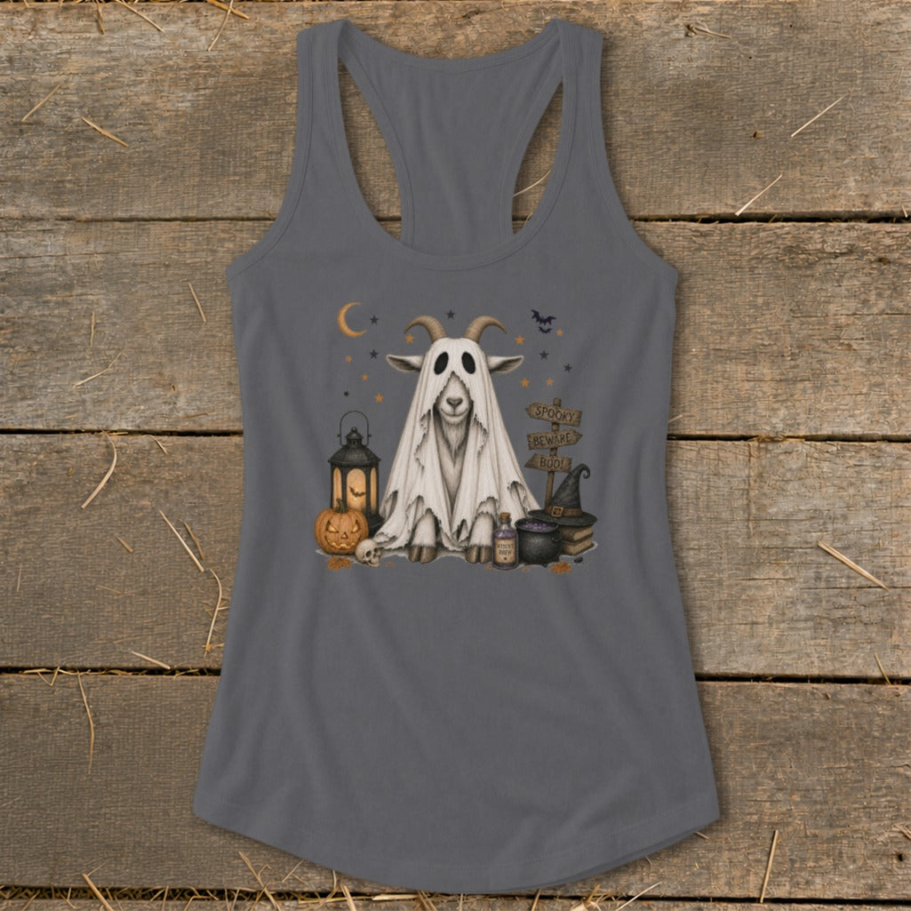 Ghost Animals - Goat Racerback Tank