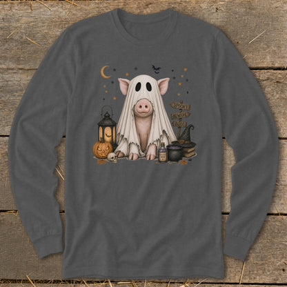 Ghost Animals - Pig Long Sleeve Tee