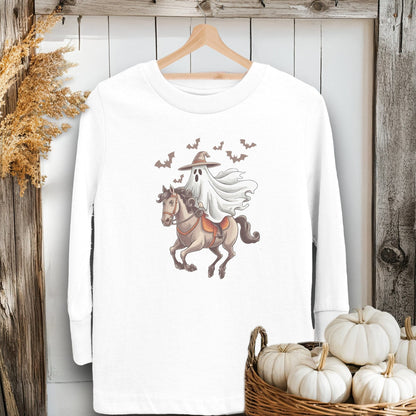 Ghost Riding Horse Halloween Youth Shirt